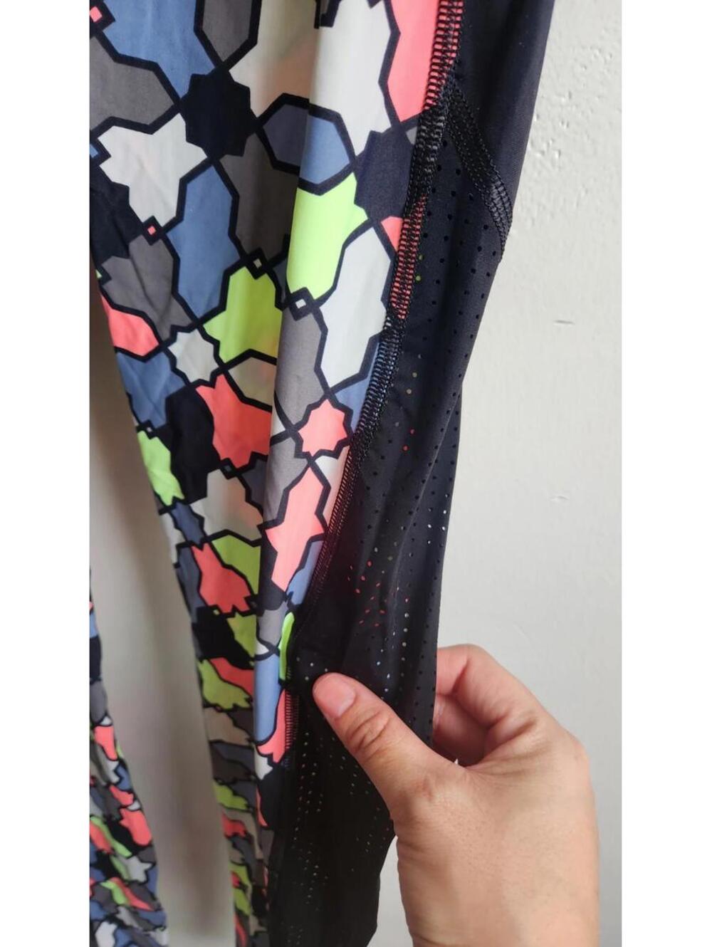 Sweaty Betty Full Length Skinny Geometrical Activewear Sporty Leggings Size M - Picture 5 of 9